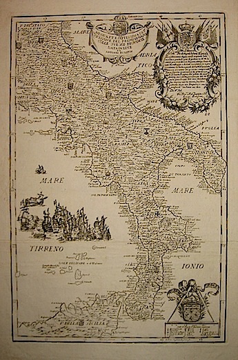 Bulifon Antonio Nuova et esattissima descrizione del Regno di Napoli colle sue XII Provincie... 1795 Napoli 